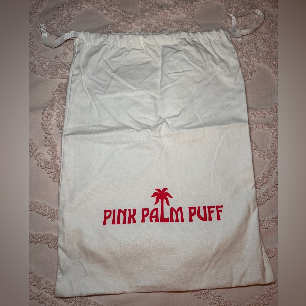 Pink Palm Puff Palm Garment Bag Hoodie Bag - NEW